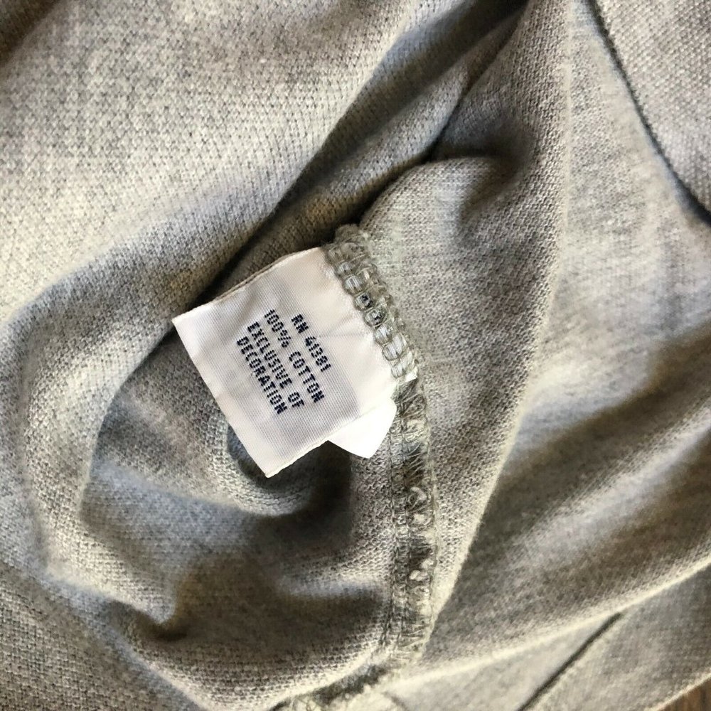 Polo by Ralph Lauren Men Short Sleeve 100% Cotton Polo Plain Gray, Size XL - Picture 4 of 7